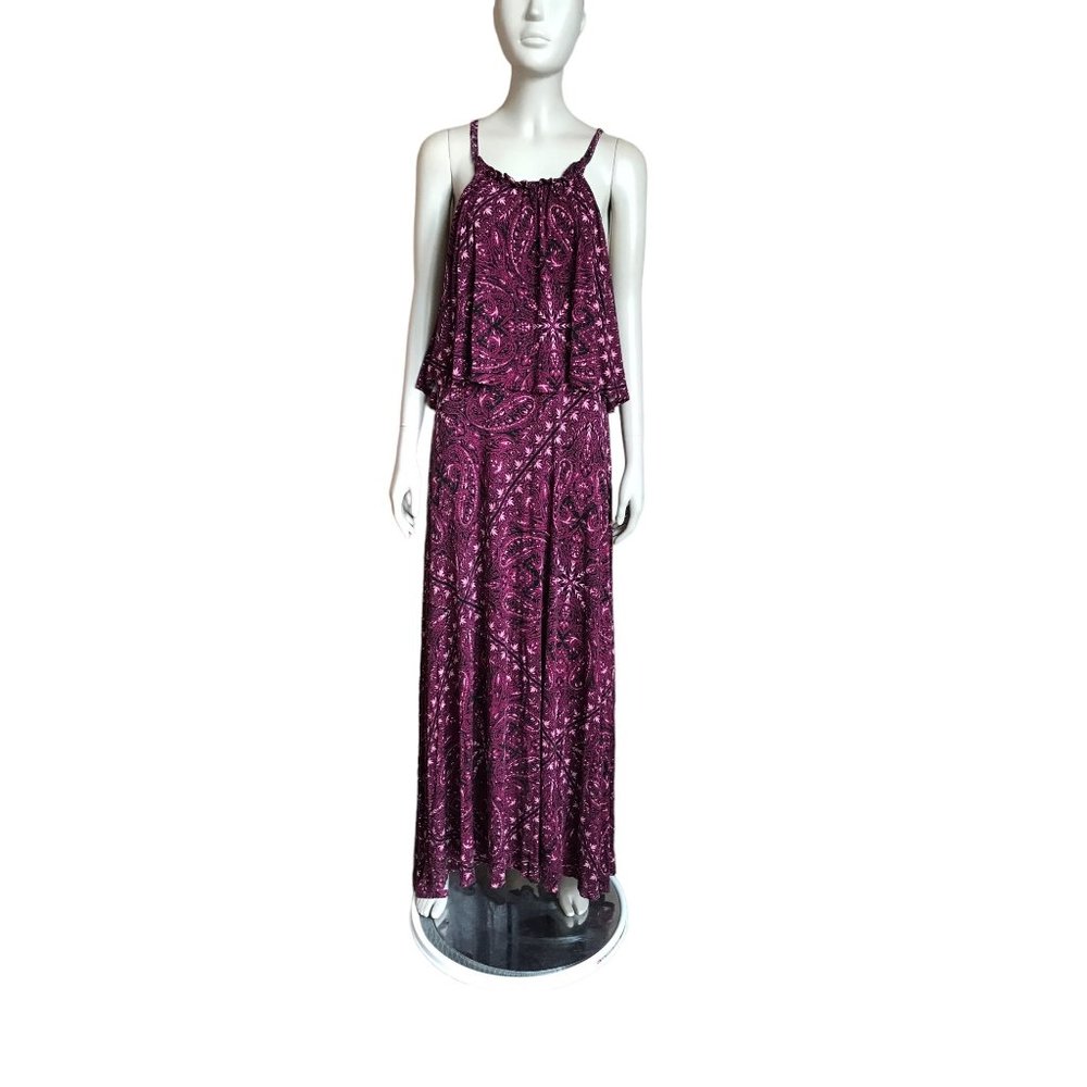Torrid Purple and Black Patterned Maxi Dress - Picture 3 of 8